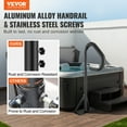 thumbnail image 2 of VEVOR Hot Tub Handrail, 360 Rotatable Spa Side Handrail with 35"-57" Adjustable Height, Rust-proof Aluminum Spa Step Hot Tub Hand Rail with Slide-Under Mount Base for Indoor & Outdoor, 600LBS Capacity, 2 of 9