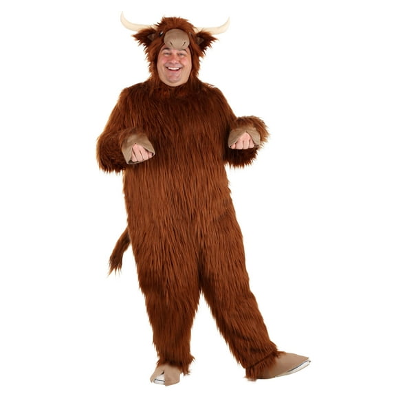 Plus Size Adult Highland Cow Costume