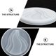 thumbnail image 5 of 2 unids Molde de montaña DIY Molde de fundición de bricolaje con plato de almacenamiento Molde de silicona, 5 of 5