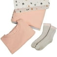 thumbnail image 4 of 3 Piece Lounge Gift Set, Nightshirt, Socks and Throw Blanket, Medium, Red, 4 of 11