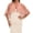 Watermelon Red, variant on Gaukiv Womens Pearl Button Cape Shawls Sheer Chiffon Evening Wraps Draped Shoulder Cover Ups Elegant Flowy Silhouette Watermelon Red