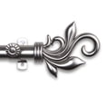 thumbnail image 2 of Giles 13/16 inch dia. Curtain Rod 48-84" - Satin Nickel, 2 of 2