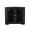 Black, variant on 27" Floor Storage Cabinet, Mid-Century Wood Sideboard Buffet Cabinet with Display Arched Acrylic Door & 3-Level Adjustable Shelve for Bathroom, Living Room, Kitchen, Coofee Bar (Walnut)