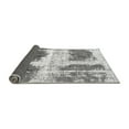 thumbnail image 2 of Ahgly Company Indoor Round Abstract Gray Modern Area Rugs, 4' Round, 2 of 4