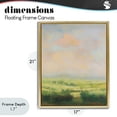 thumbnail image 4 of Stupell Industries Contemporary Springtime Farnese Landscape Gold Floating Frame Canvas Art, 17 x 21, by William McCarthy, 4 of 8
