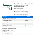 thumbnail image 2 of Trailer Wiring Harness - Compatible with 1993, 1995, 1997, 1999 - 2000 Volkswagen EuroVan, 2 of 4