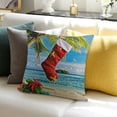 thumbnail image 3 of BANET Christmas Throw Pillow Cushion Cover, on The on Design, Decorative Square Accent Pillow Case 20x20in, 3 of 5