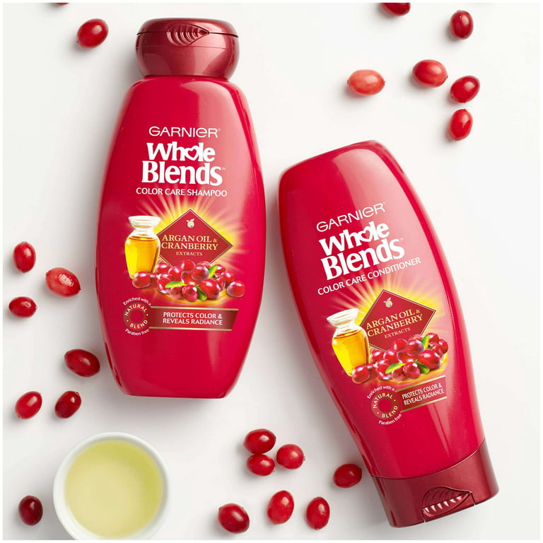 Garnier Whole Blends Shampoo with Argan Oil & Cranberry Extracts OZ - Walmart.com