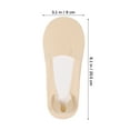 thumbnail image 2 of HOMEMAXS  6 Pairs Hidden Cotton Socks Low Cut Liner Short Crew Women Invisible Work Man, 2 of 8