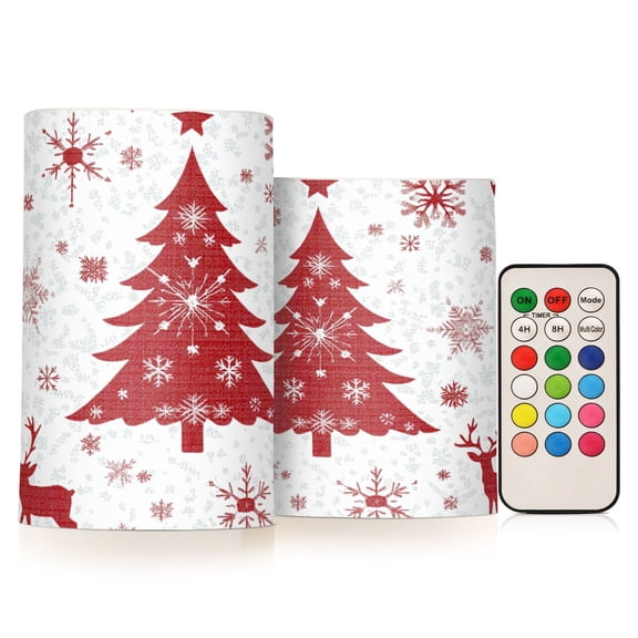 BZSMCE Flameless Candles LED Lights Chrismas Snowflake Creativity Battery Candles