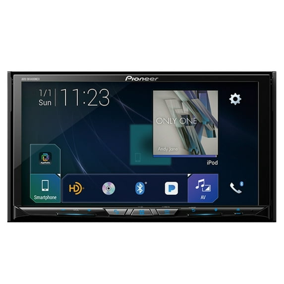Restored Pioneer AVH-W4400NEX 2-DIN Car In-Dash DVD CD Bluetooth Receiver 7" Touchscreen (Refurbished)