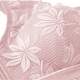 thumbnail image 6 of Gymayou Wire-Free Minimizer Bra for Full Figure Women Thin Breathable Full Coverage Anti-Sagging Bra with Side Support Comfort Bras Pink 2XL, 6 of 7