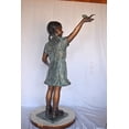 thumbnail image 6 of Young Girl Holding a Butterfly Outside at The Park - Size: 21"L x 11"W x 49"H., 6 of 12