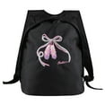 thumbnail image 2 of Mochila deportiva con cremallera para niñas y jóvenes bailarinas, color negro, 2 of 8