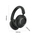 thumbnail image 3 of Wireless Headphones Bluetooth Intelligent Noise Reduction Over Ear Wireless Bluetooth Headphones With HD Call Quality HiFi Sound 30 Hours Battery Life And AUX Cable - Perfect For Games on Clearance, 3 of 7