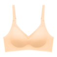thumbnail image 4 of XFHLMJFF Women's Bras Soft Cozy Casual Seamless Small Push Up Latex Jelly No Underwire Adjustable Sports Lightweight Underwear, 4 of 5