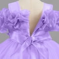 thumbnail image 4 of Delliss Girl Tutu Dress Tulle Ruffles Wedding Party Evening Layered Tutu Dresses Birthday Princess Dress 3-11Y, 4 of 8