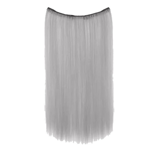 Makeup|Bradem Perruque Offres d'Avril Extensions de Cheveux Vrais Cheveux Humains Remy Fil dans Extensions de Cheveux Ligne de Poisson Secrète Pièce de Cheveux avec 2 Pinces Long Droit 20 Pouces, 1 Pce Perruque Teinte Suspendue