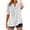 White, variant on Tops for Women 3/4 Sleeve V Neck Women Casual Loose Shirt Blouse