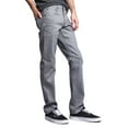 thumbnail image 4 of Victorious Men's Slim Fit Unwashed Raw Denim Jeans DL980 - Gray - 30/30, 4 of 6