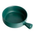 thumbnail image 4 of serony Ceramic Salad Bowl Handled Solid Color Adorable Washable Cute Home Breakfast Dinner Soup Fruit Bowls Tableware Green, 4 of 8