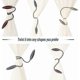 thumbnail image 3 of Cortinas Cortinas, 4 Piezas Diy Twist Rideau Embrasse Clips Creative Dcoratif Fentre Drap Twist Embrasse Dos Draperies Retenue (gris),, 3 of 4