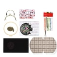thumbnail image 2 of DIY Embroidery Bag Flower Pattern Handbag Crossed Bag 16.5cm Portable, 2 of 7