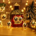 thumbnail image 1 of Guirnalda de luces Led para Halloween, adorno de calabaza fantasma, murciélago, lápida, árbol, decoración para el hogar, bricolaje, fiesta, 1,5 m, 1 of 4