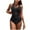 Black, variant on Plus Size Swimsuit for Women Bathing Suits One Piece Green Swimsuits for Women Clearance Sales