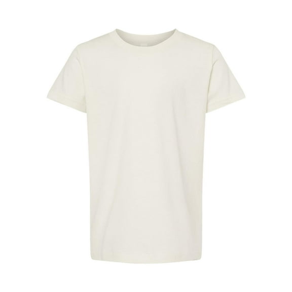 Bella & Canvas B38006016 Youth Jersey T-Shirt, Vintage White - Extra Large
