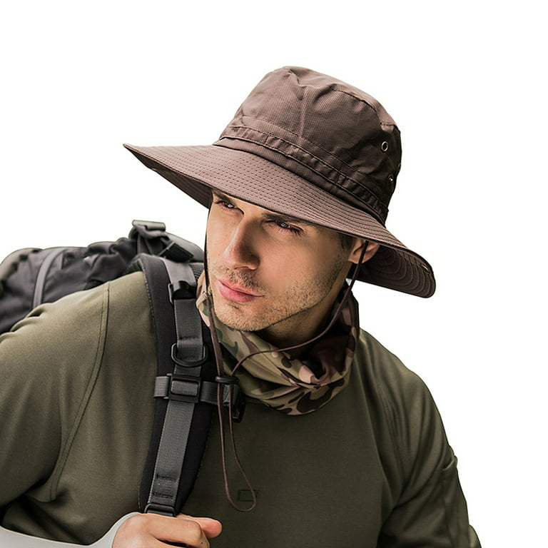 Luxsea Boonie Hat Wide Brim Sun Hat for Fishing Hiking Outdoor Men Women 