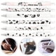 thumbnail image 2 of 12 Pcs Cute Cow Pens Set Retractable Gel Ink Pen Cartoon 0.5 mm Animal Ballpoint Pen for Students, 2 of 5