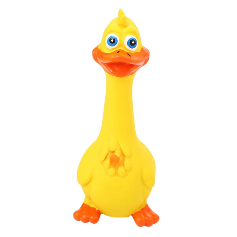 Yellow squeaky dog toy Clearance