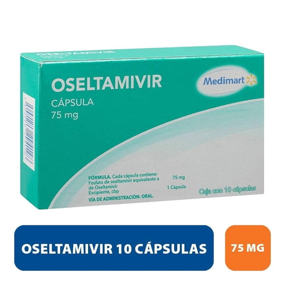Oseltamivir Medimart 75 mg 10 cápsulas