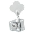thumbnail image 2 of 1pc Silver Steel Vintage Open Electric Bass Tuner Knobs Fine Tuning Tool(for Left Row), 2 of 8