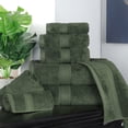 thumbnail image 2 of Superior 800 GSM Egyptian Cotton 8-Piece Towel Set, Soft Ultra Absorbent Towels, Charcoal, 2 of 7