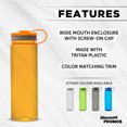 thumbnail image 2 of Wide Mouth Water Bottles 26 oz. Set of 10, Bulk Pack - BPA Free, Great for Gym, Camping, Backpacking, School - Orange, 2 of 5