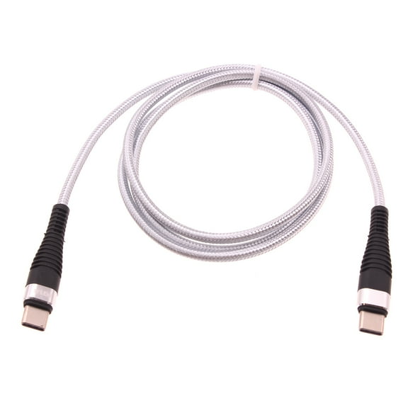 Type-C to USB-C 3ft PD Cable for Galaxy A30s/A10s/A10e/A02s - Fast Charger Cord Power Wire Sync Braided Z6O Compatible With Samsung Galaxy A30s/A10s/A10e/A02s