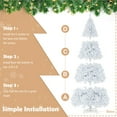 thumbnail image 4 of Costway 9Ft Hinged Artificial Christmas Tree Pine Tree 2132 Tips Metal, 4 of 10