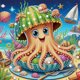 thumbnail image 1 of 5D DIY Con Forma Especial Parcial Pulpo Del 30x30cm, 1 of 9