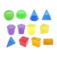 thumbnail image 4 of Juego de 12 bloques de formas geométricas 3D con formas geométricas sólidas, juguetes de aprendizaje, creatividad y manipulación para niños de 4 a 8, 4 of 8
