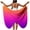 Hot Pink swimsuit coverups women, variant on Women's Plus Size Bathing Suit Cover up Summer Spaghetti Strap Sarong Wraps for Women Casual Gradient Print Beach Swimsuit Cover ups Purple XXL
