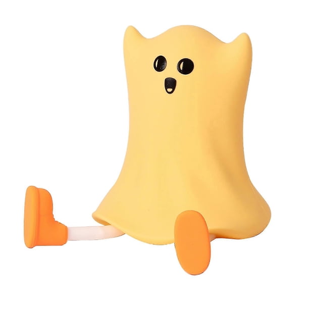 Portable Resin Pumpkin Shape Nightlight USB Charging Bedroom Decor Warm Light Resin Texture for Children and Adults Multicolor