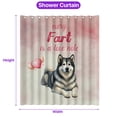 thumbnail image 5 of Every Fart is Love Note Alaskan Malamute Guilty Face Happy Valentine's Shower Curtain Alaska Mal Dog Lovers Gifts Waterproof Bathroom Bathtub Curtain - 01016, 5 of 5