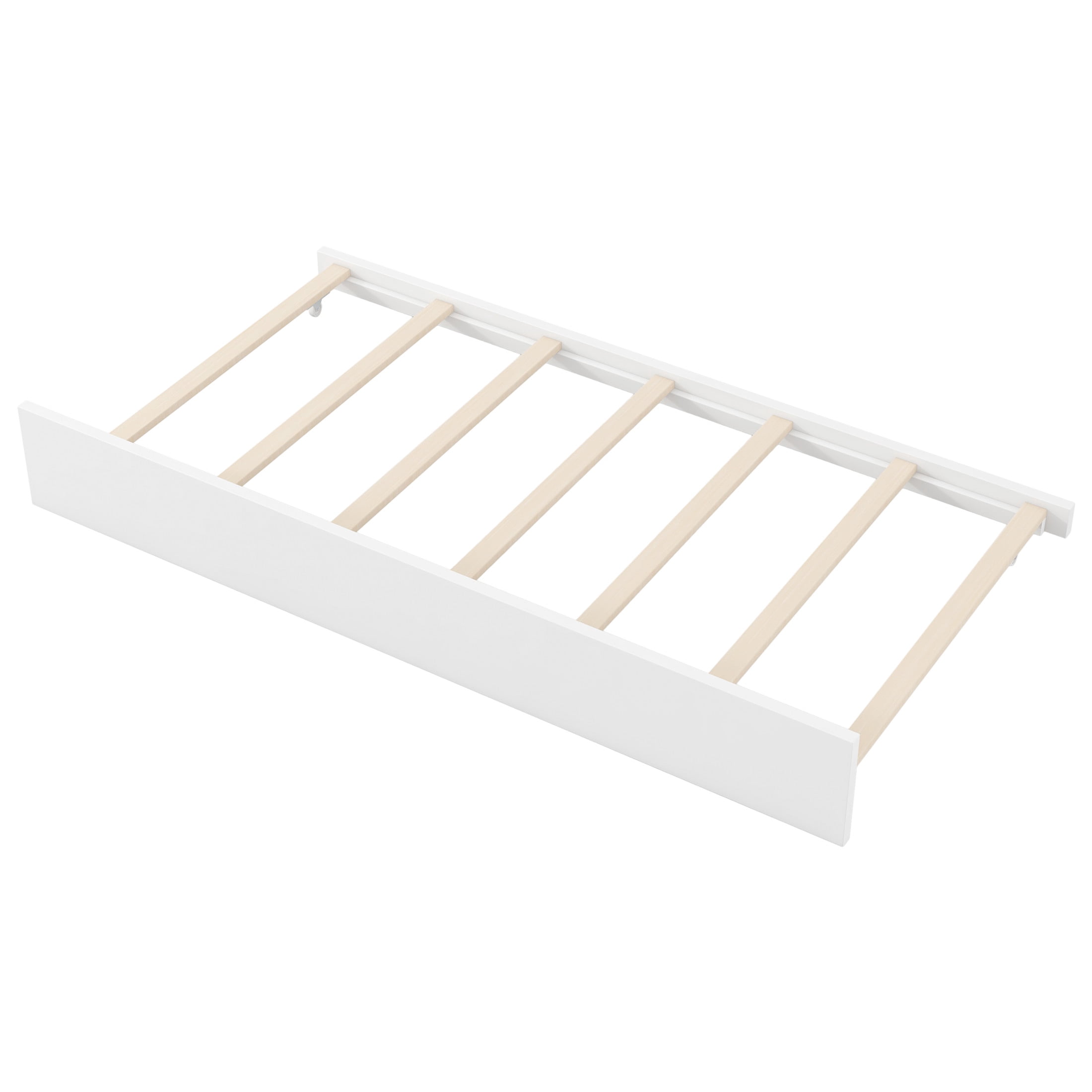 Noble House Full Size Daybed with Trundle and USB, Wood Sofa Bed with Storage Shelves, Upholstered Backrest, White
