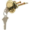 Prime-Line GD 52139 Rim Cylinder Lock with Trim Ring, 5 Pin Lock and Solid Brass Face