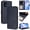 Blue, variant on Flip Case for Samsung Galaxy S10 Lite RFID Blocking Magnetic Clasp Wallet Case with 3 Card Slots and Kickstand Function