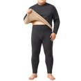 thumbnail image 2 of VEKDONE Plus Size Thermal Underwear for Men Long Johns Set Fleece Lined Heat Retention Underwear Base Layer Top And Bottom Set for Cold Weather, 2 of 7