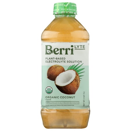 Berri Lyte - Organic Electrolyte Coconut - Case Of 4 - 1 Ltr.