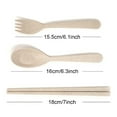 thumbnail image 3 of Coofit Travel Utensils Set Portable Creative Camping Flatware Set Camping Utensil Set, 3 of 10